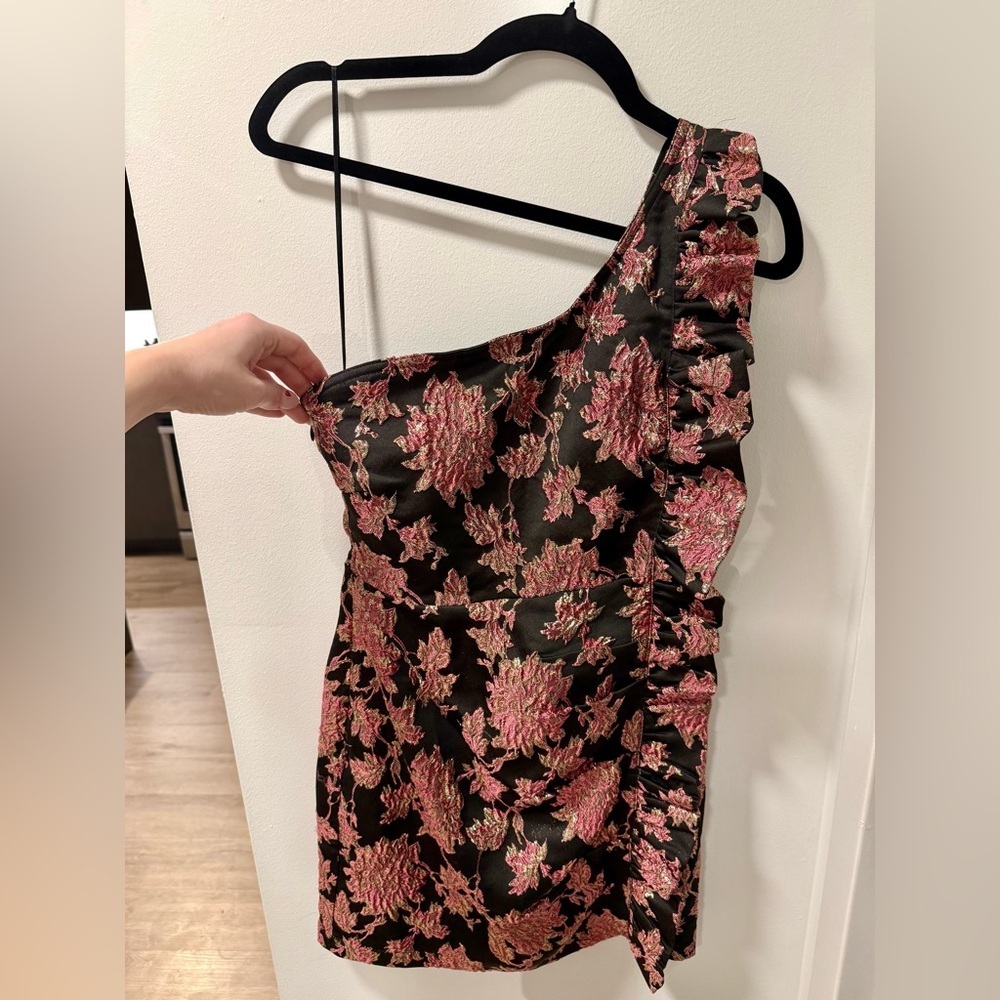 For Love And Lemons Luella Jacquard Mini Dress - Picture 3 of 5